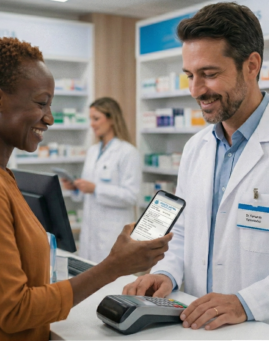 Pessoa consultando médico pelo celular em casa